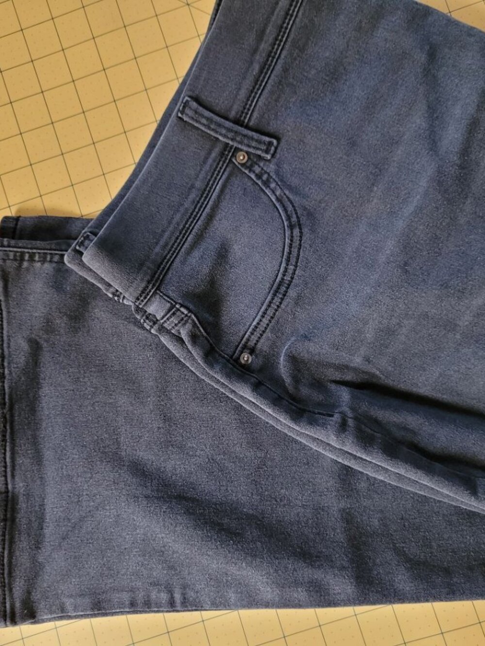 Terra & Sky Black Pull-on Stretch Jeans Plus 2X (20W-22W) - Picture 5 of 6